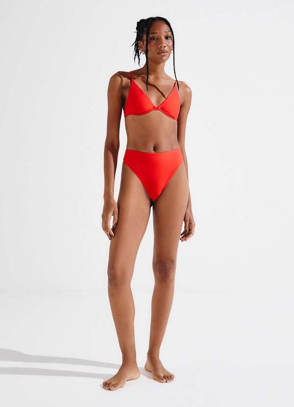 Hering - Biquini Top Triangulo com Aro Vermelho 5