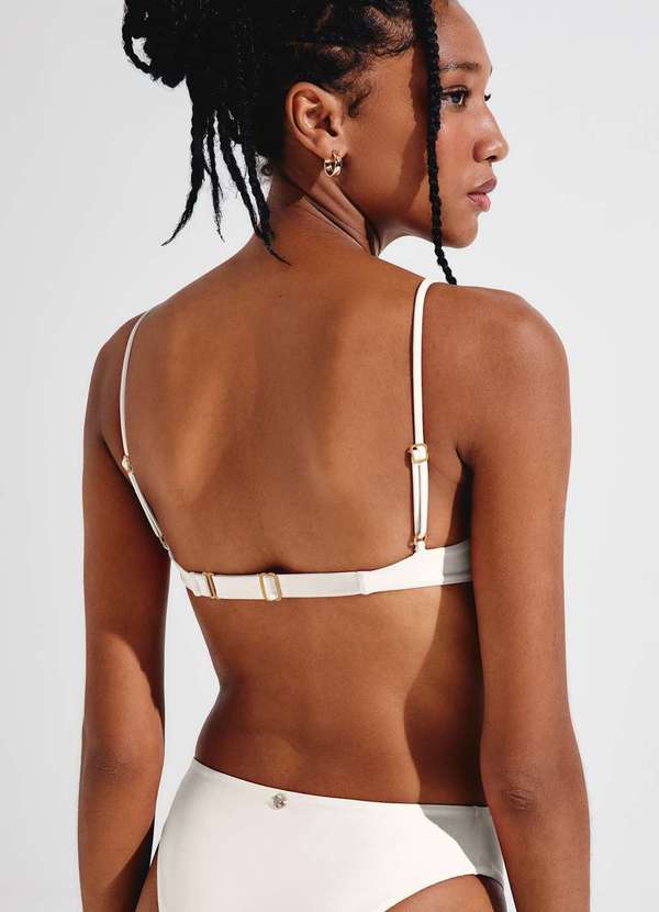 Hering - Biquini Top Triangulo com Aro Branco 2