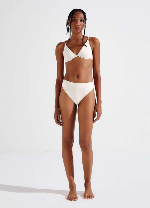 Hering - Biquini Top Triangulo com Aro Branco 5