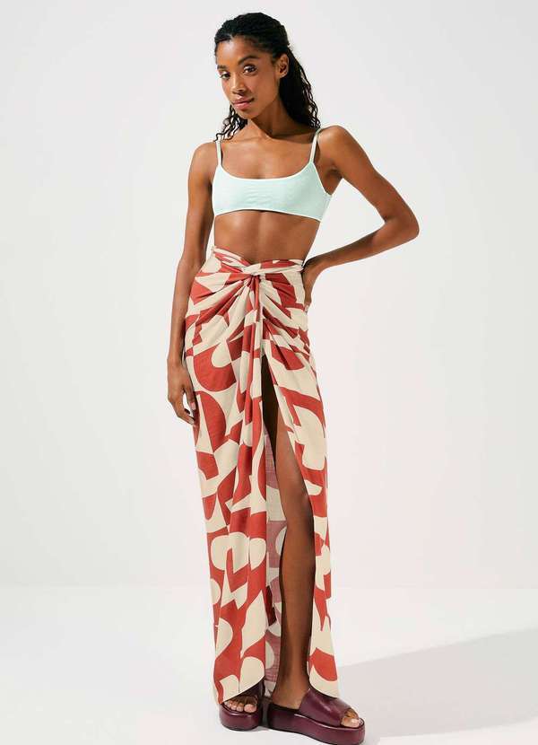 Hering - Canga Panneaux Estampada Vermelho