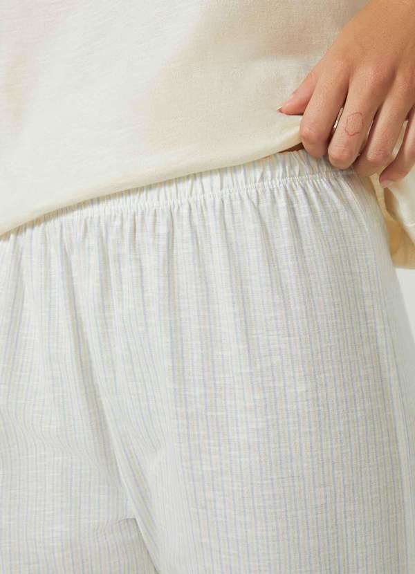 Hering - Pijama Longo Feminino Estampado Nude 3