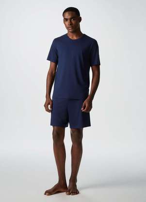 Hering - Pijama Curto Masculino Comfort em Algodao Pima - HERING