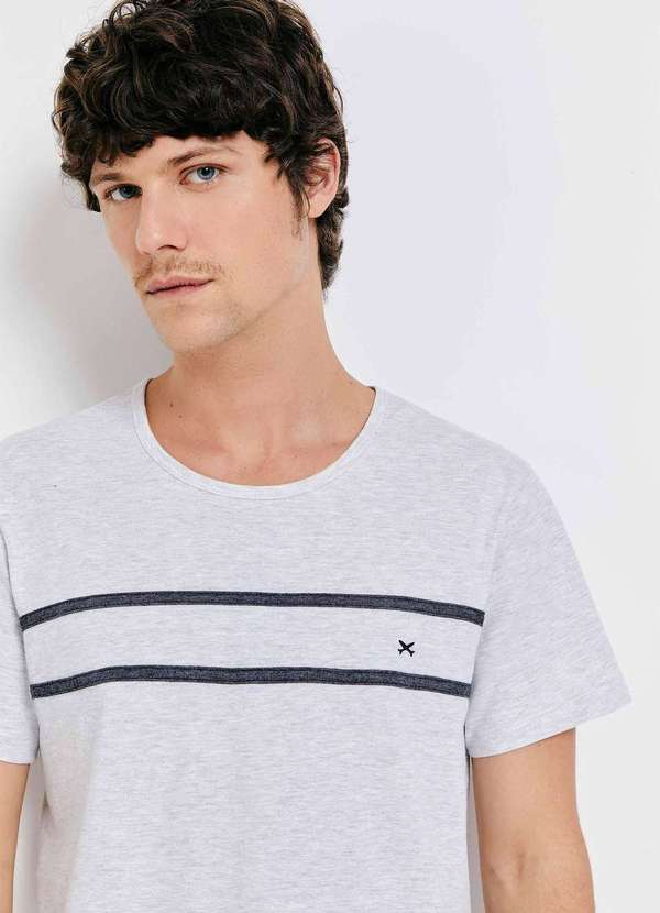 Hering - Pijama Masculino Curto em Algodao Cinza 3