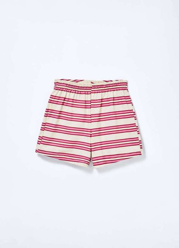 Hering - Pijama Curto Infantil Menina em Algodao Estampada Rosa 5