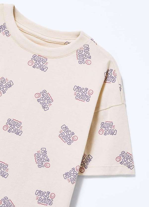 Hering - Pijama Infantil Menina Box Estampado Branco 4