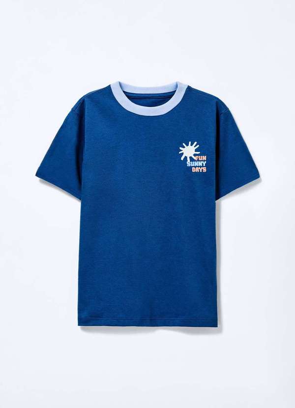 Hering - Pijama Infantil Menino Brilha no Escuro Azul 2