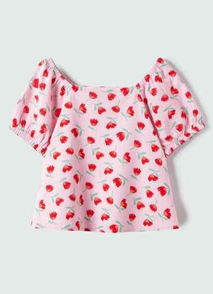 Hering - Bata Infantil Menina com Linho - HERING