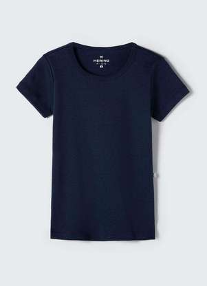 Hering - Blusa Basica Menina Manga Curta Slim - HERING