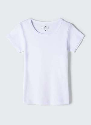 Hering - Blusa Basica Menina Manga Curta Slim - HERING