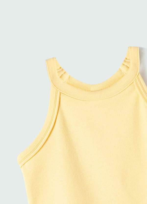 Hering - Regata Basica Infantil Menina em Ribana Amarelo 2