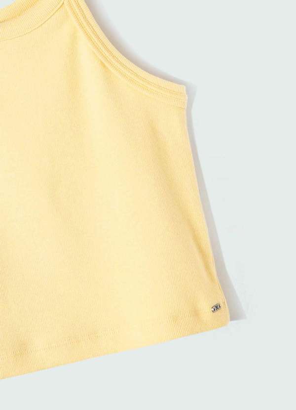 Hering - Regata Basica Infantil Menina em Ribana Amarelo 3