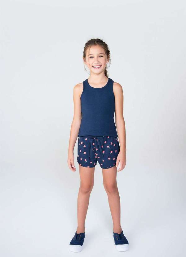 Hering - Regata Basica Infantil Menina em Ribana Azul 4