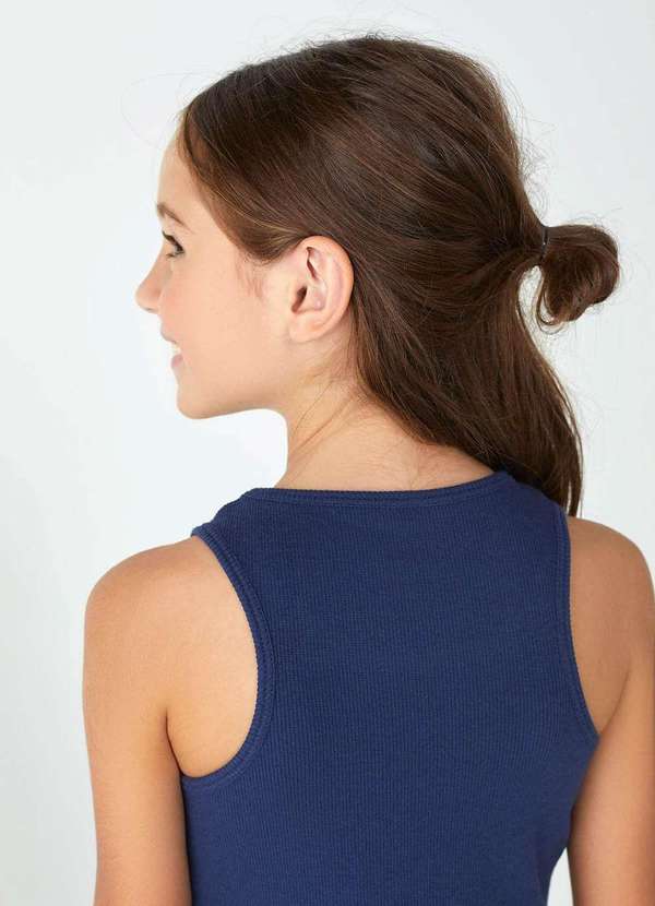 Hering - Regata Basica Infantil Menina em Ribana Azul 5