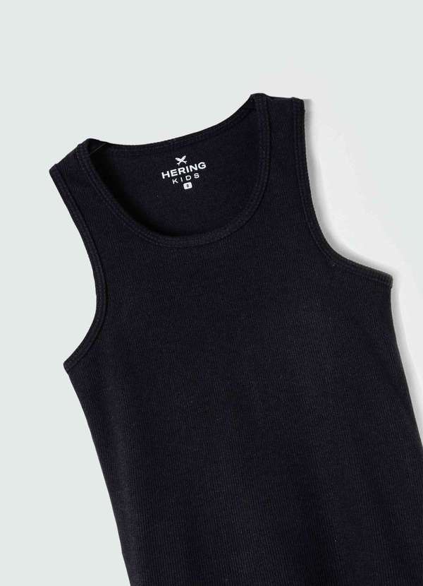 Hering - Regata Basica Infantil Menina em Ribana Preto 2