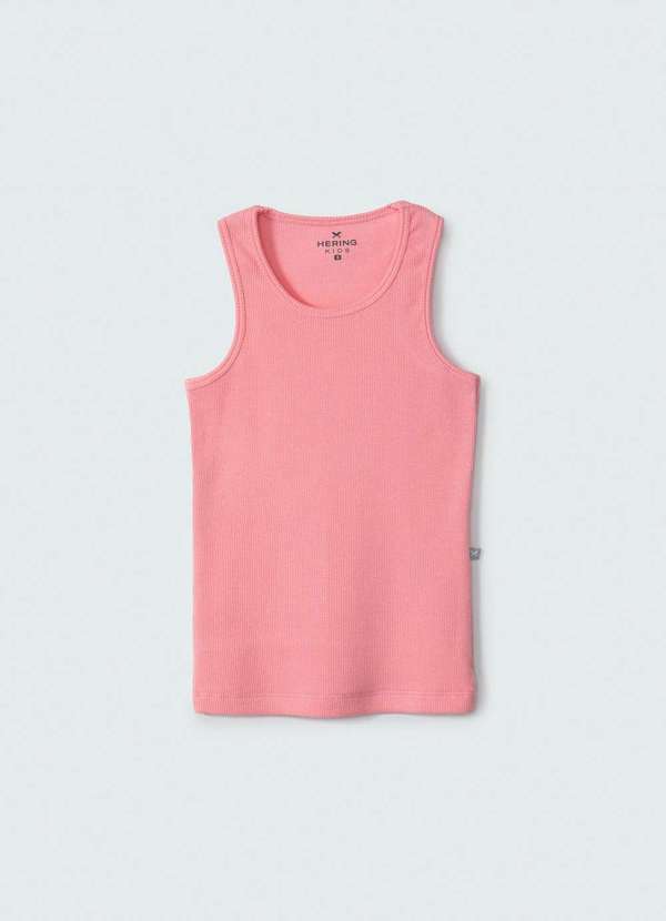 Hering - Regata Basica Infantil Menina em Ribana Rosa