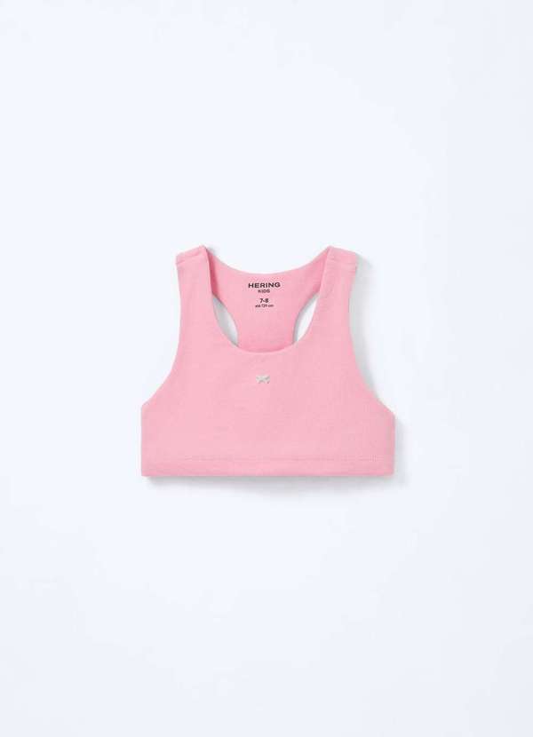 Hering Kids - Top Infantil Menina Toque Macio Rosa 2