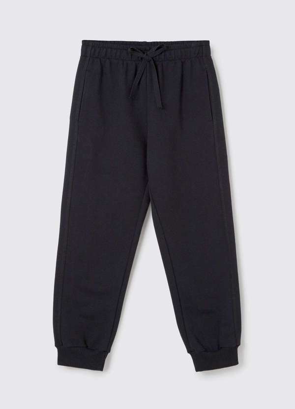 Hering - Calca Basica Infantil Unissex Jogger Preto
