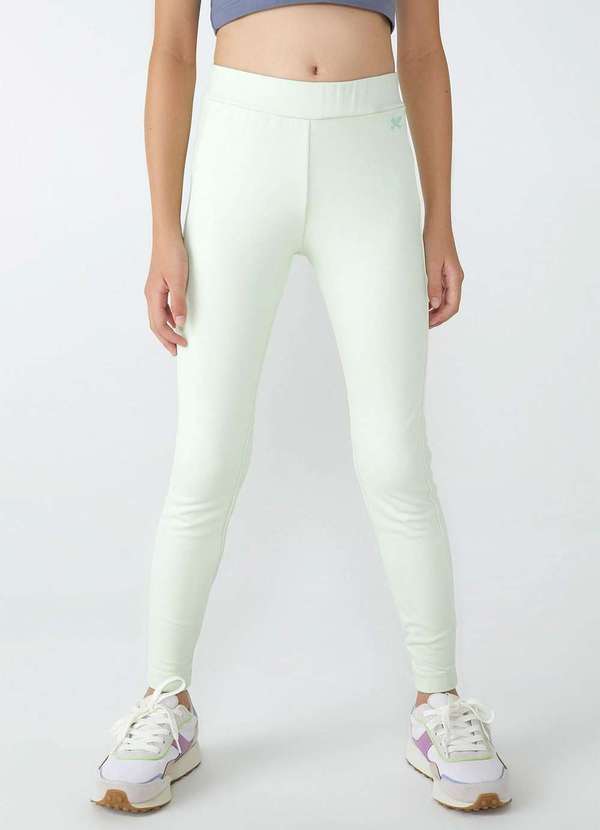Hering - Calca Legging Basica Infantil Menina Esportiva Verde 3