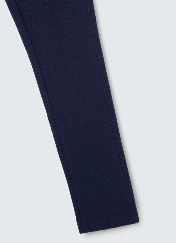 Hering - Calca Legging Basica Infantil Menina em Ribana Azul 2