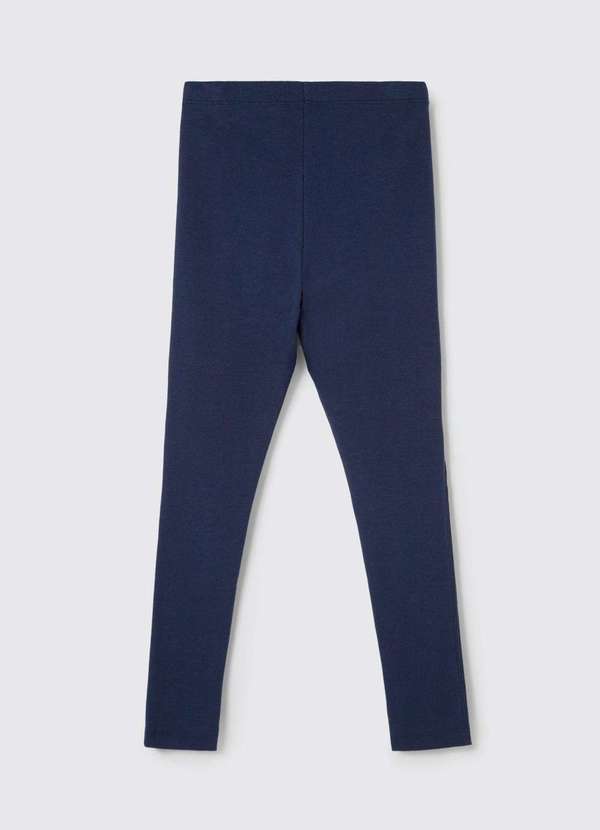 Hering - Calca Legging Basica Infantil Menina em Ribana Azul 3