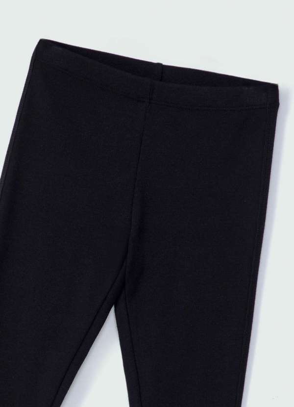 Hering - Calca Legging Basica Infantil Menina em Ribana Preto 2