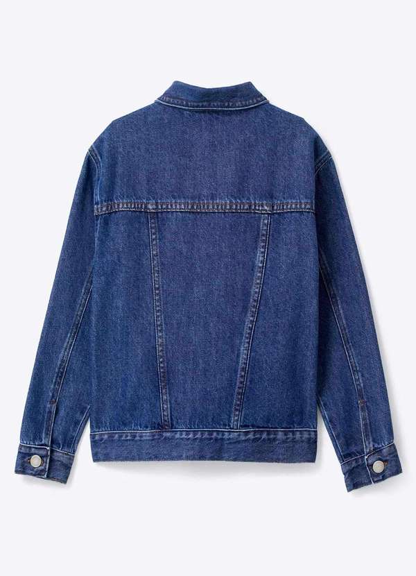 Hering - Jaqueta Infantil Oversized Jeans Azul 6
