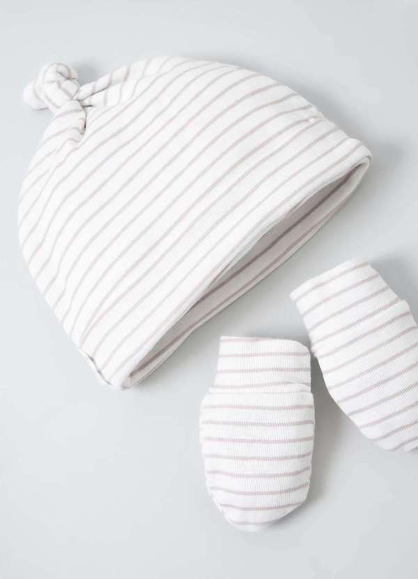 Hering - Kit Bebe em Algodao Organico Branco 2