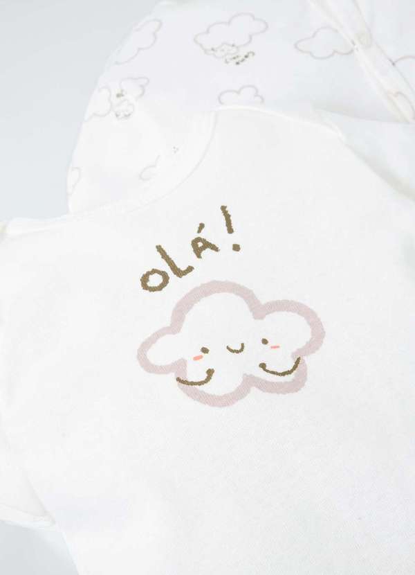 Hering - Kit Bebe em Algodao Organico Branco 3