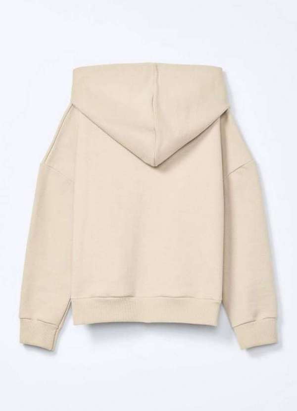 Hering - Conjunto Infantil Menina em Moletom Peluciado Bege 5