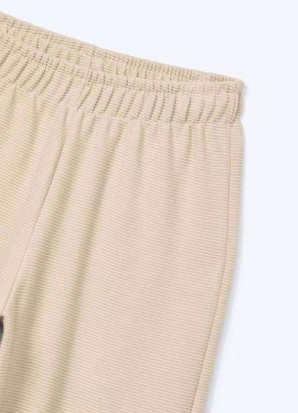 Hering - Conjunto Infantil Menina em Moletom Peluciado Bege 1