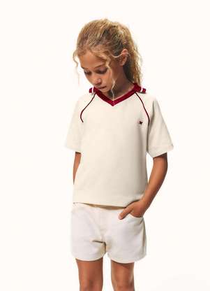 Hering - Bermuda Infantil Menina em Sarja - HERING