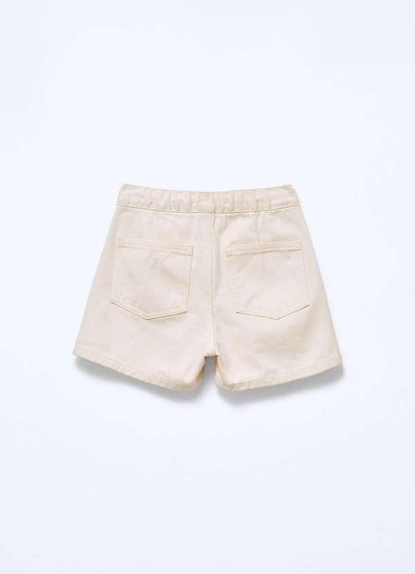 Hering - Bermuda Infantil Menina em Sarja Branco 4