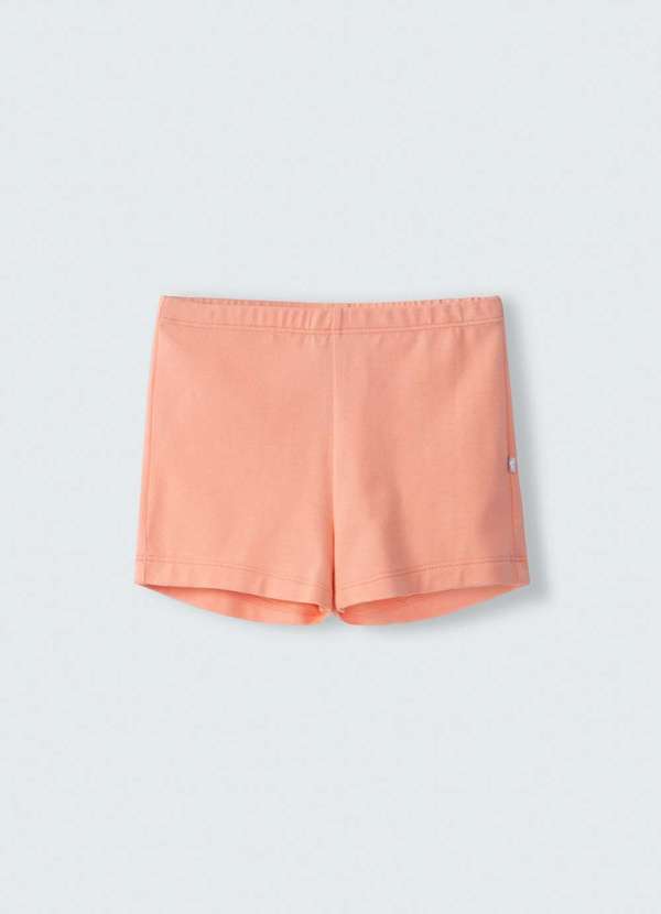 Hering - Shorts Curto Basico Infantil Menina Laranja