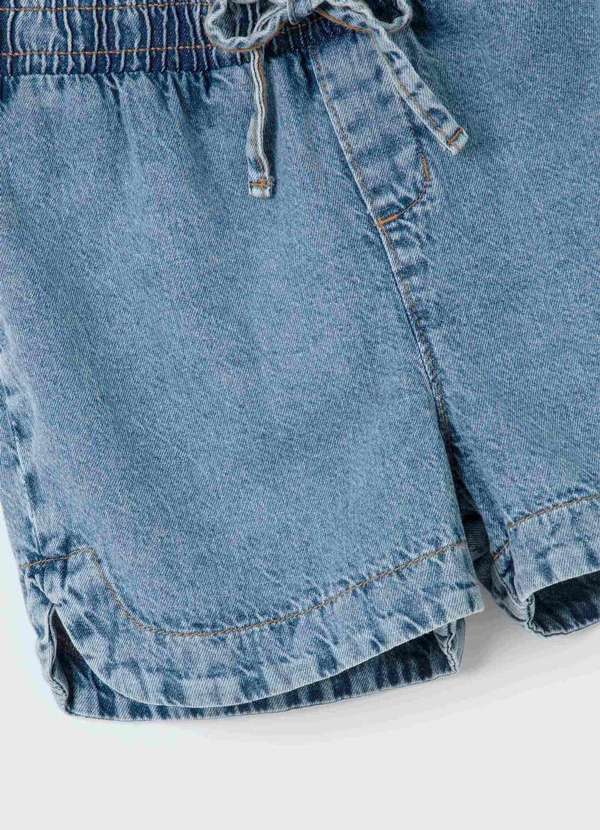 Hering - Shorts Jeans Infantil Menina Azul 2