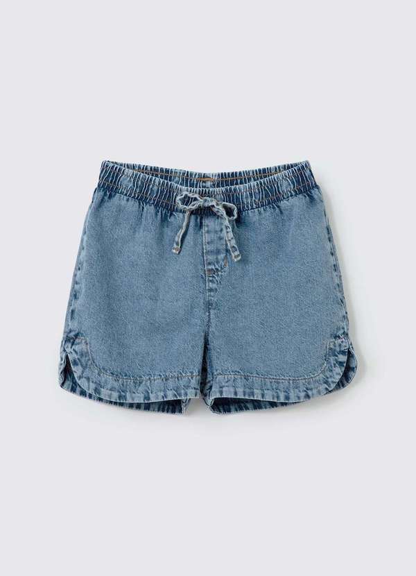 Hering - Shorts Jeans Infantil Menina Azul 8