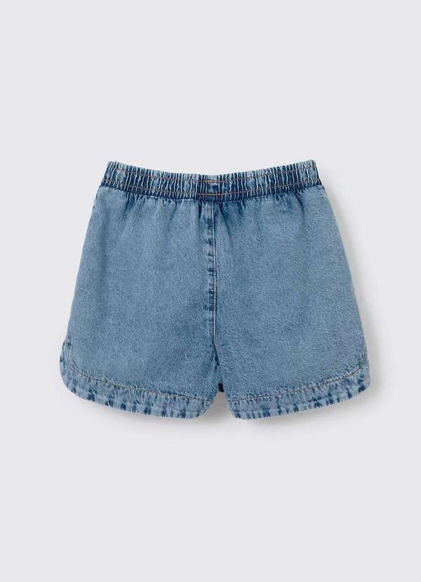 Hering - Shorts Jeans Infantil Menina Azul 9