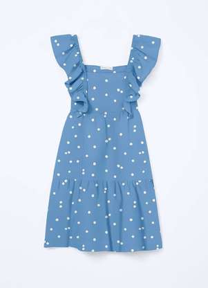 Hering - Vestido Infantil Curto com Babados - HERING