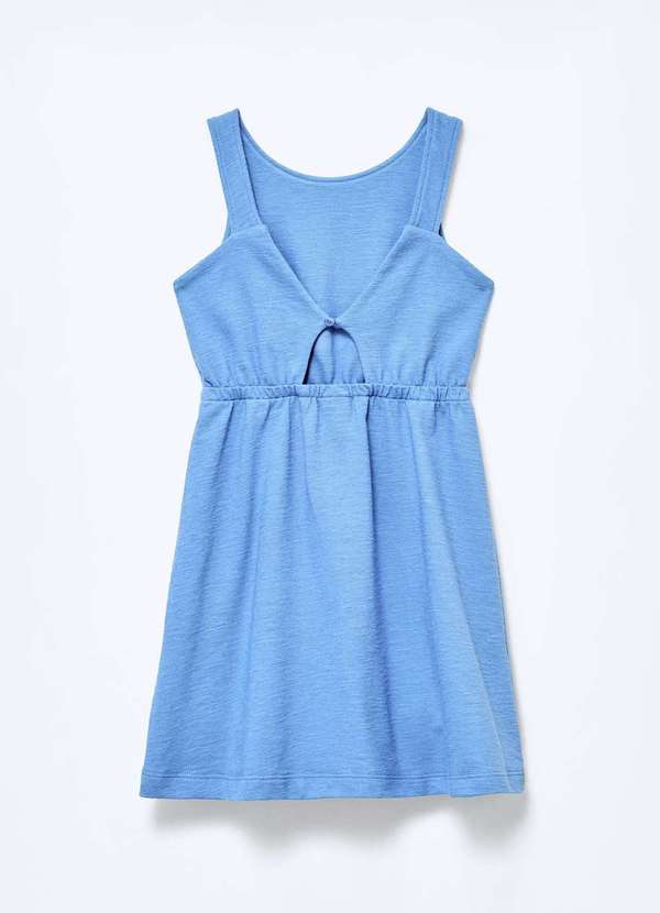 Hering - Vestido Infantil Curto Texturizado Azul 5