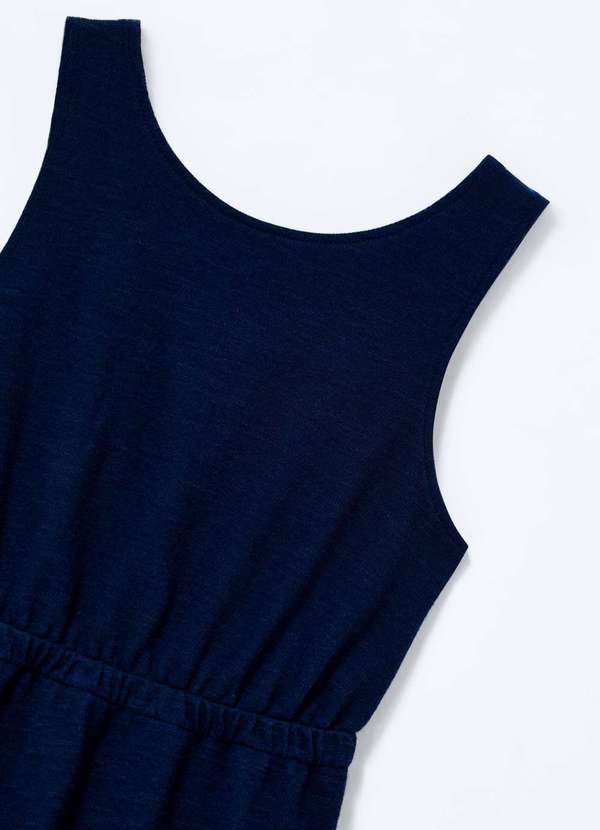 Hering - Vestido Infantil Curto Texturizado Azul 2