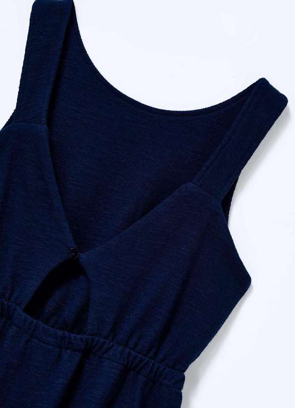 Hering - Vestido Infantil Curto Texturizado Azul 4