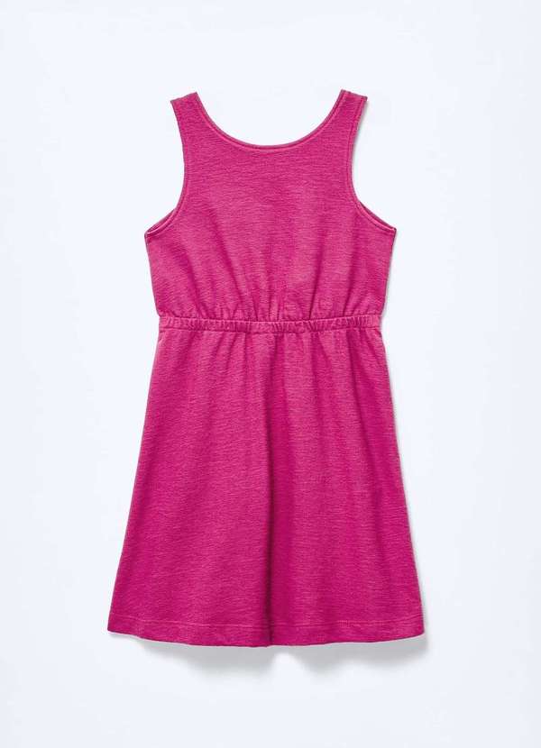 Hering - Vestido Infantil Curto Texturizado Roxo 2