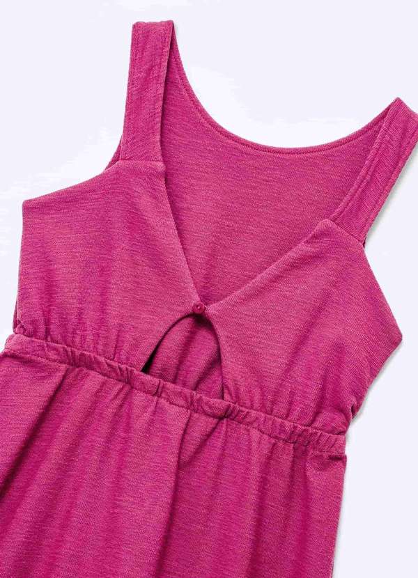 Hering - Vestido Infantil Curto Texturizado Roxo 7