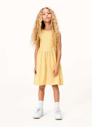 Hering - Vestido Infantil Fio Tinto Evase - HERING