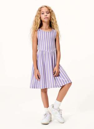Hering - Vestido Infantil Fio Tinto Evase - HERING