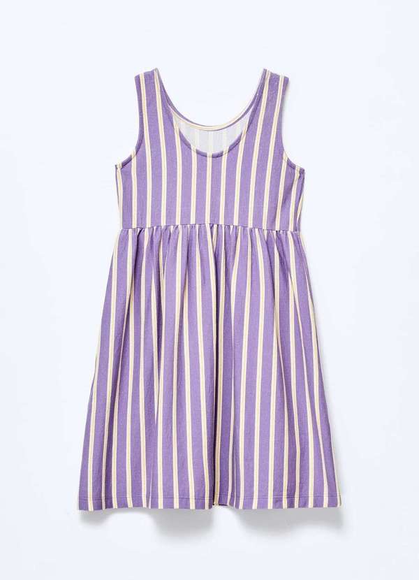 Hering - Vestido Infantil Fio Tinto Evase Roxo 5