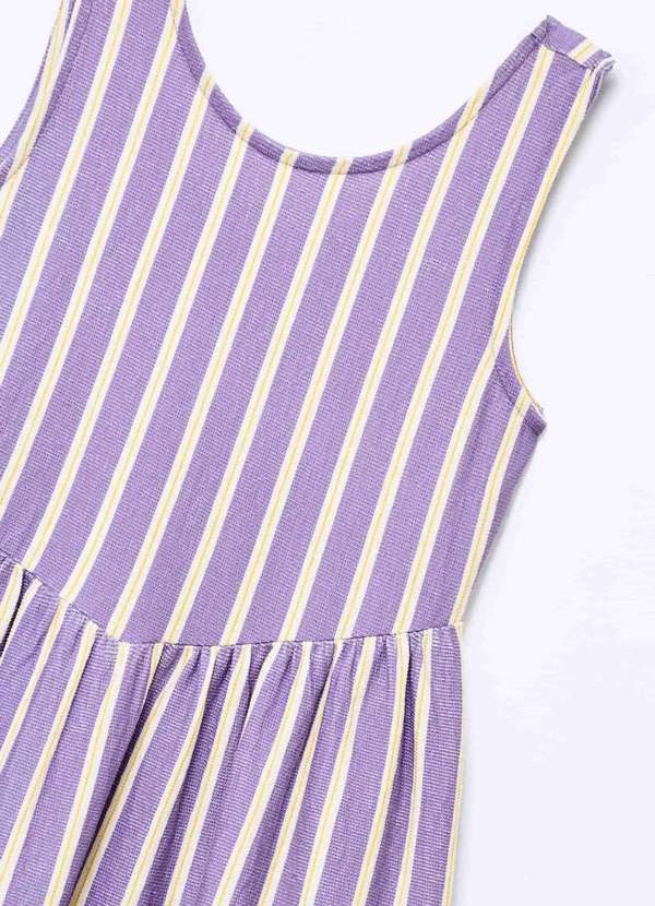 Hering - Vestido Infantil Fio Tinto Evase Roxo 6