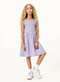 Hering - Vestido Infantil Fio Tinto Evase Amarelo - variação: Roxo
