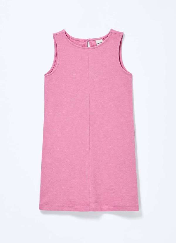 Hering - Vestido Infantil Gode Texturizado Rosa