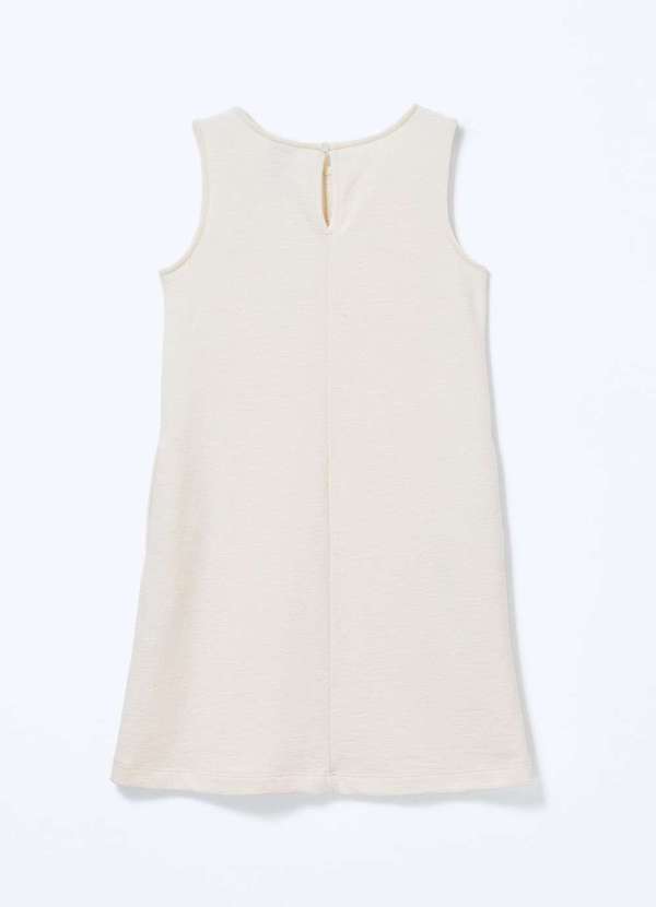 Hering - Vestido Infantil Gode Texturizado Branco 3