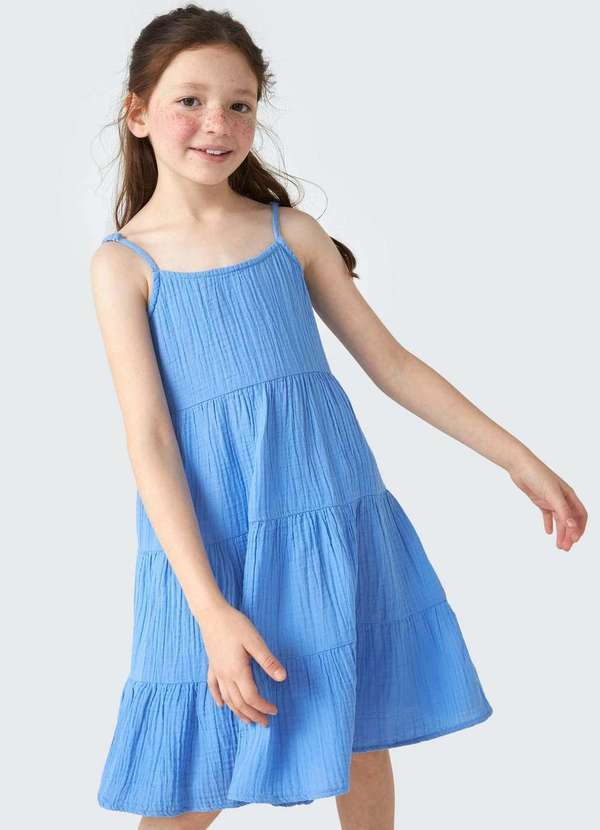 Hering - Vestido Infantil Tres Marias Azul 3